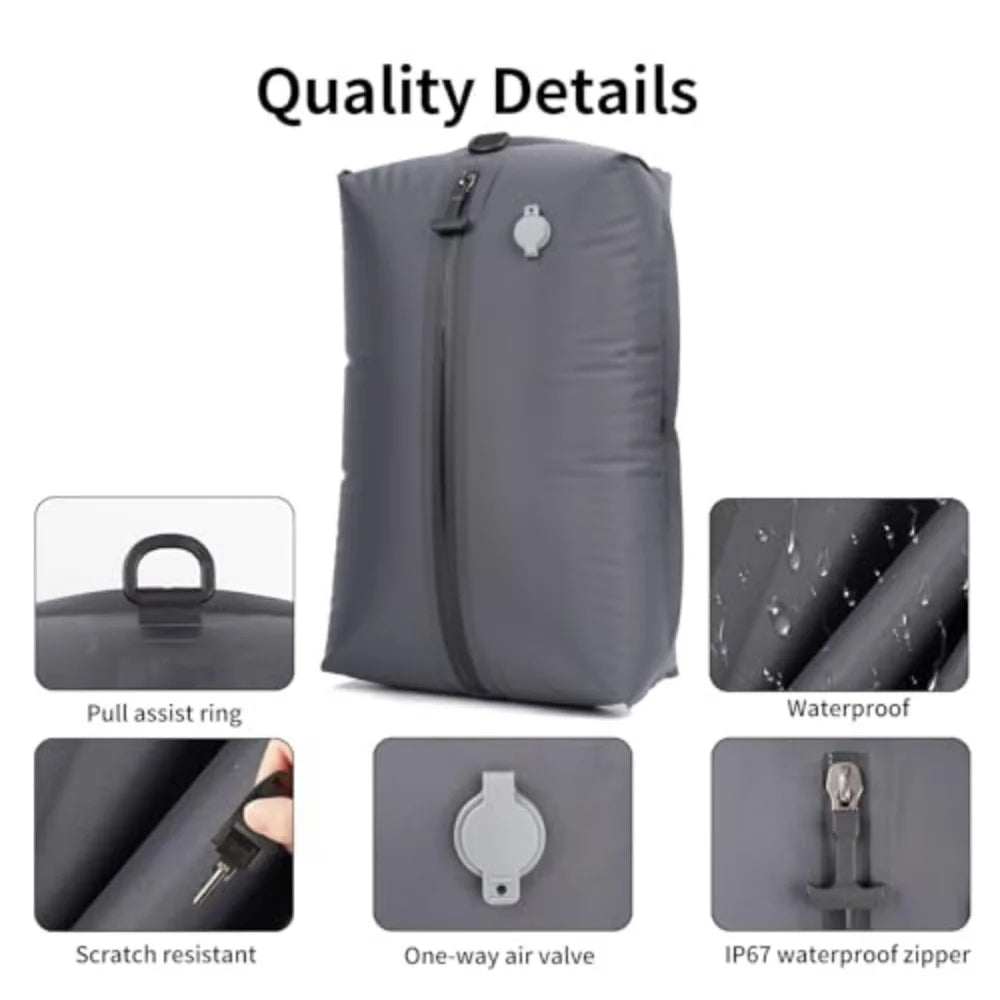 Travel Compression Packing Cubes with Vacuum Seal Bags