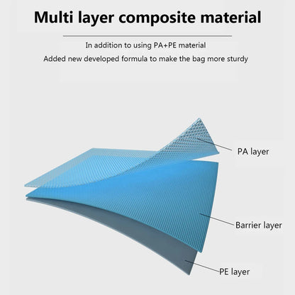 Vacuum Storage Bags for Travel - 4 Pack Large Reusable Space