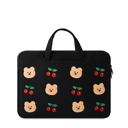 Cute Cartoon Bear Laptop Sleeve 13-16 Inch