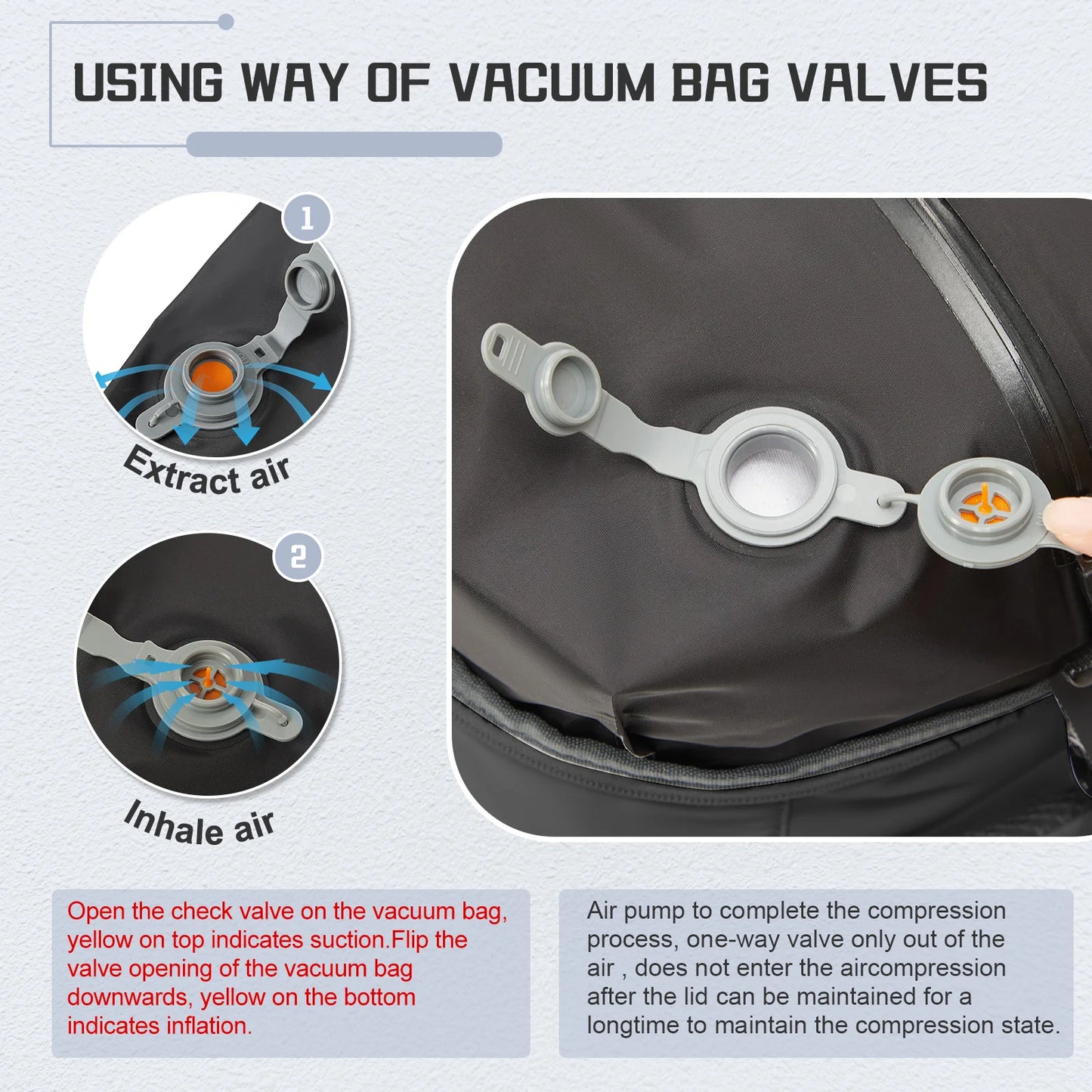 Vacuum Compression Travel Backpack