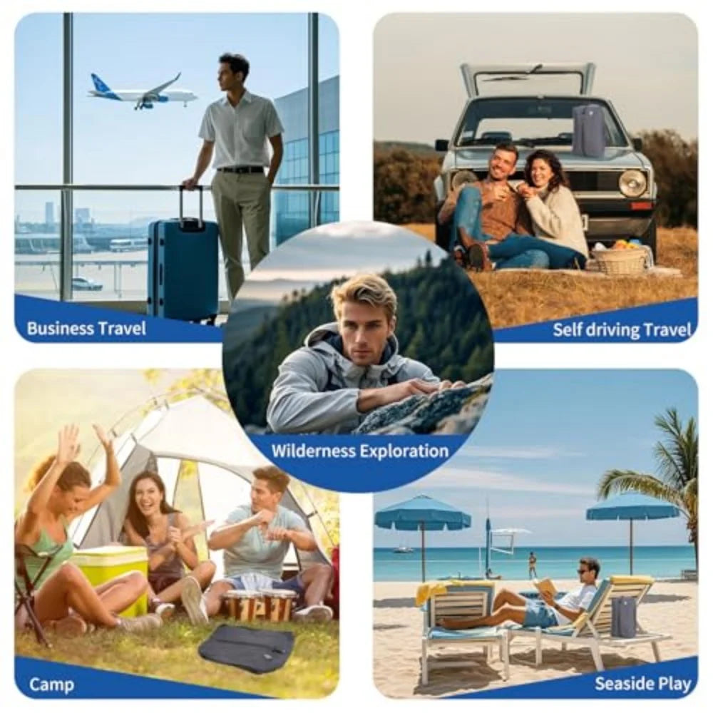 Travel Compression Packing Cubes with Vacuum Seal Bags