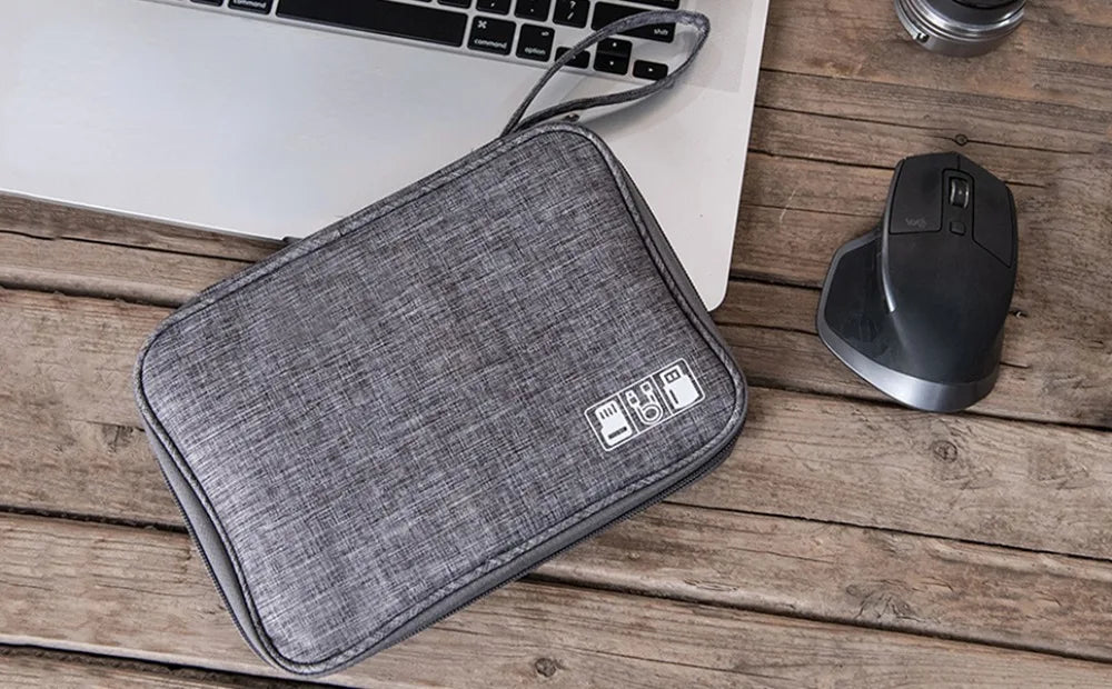 Electronics Organizer Bag - Waterproof Travel Cable Storage