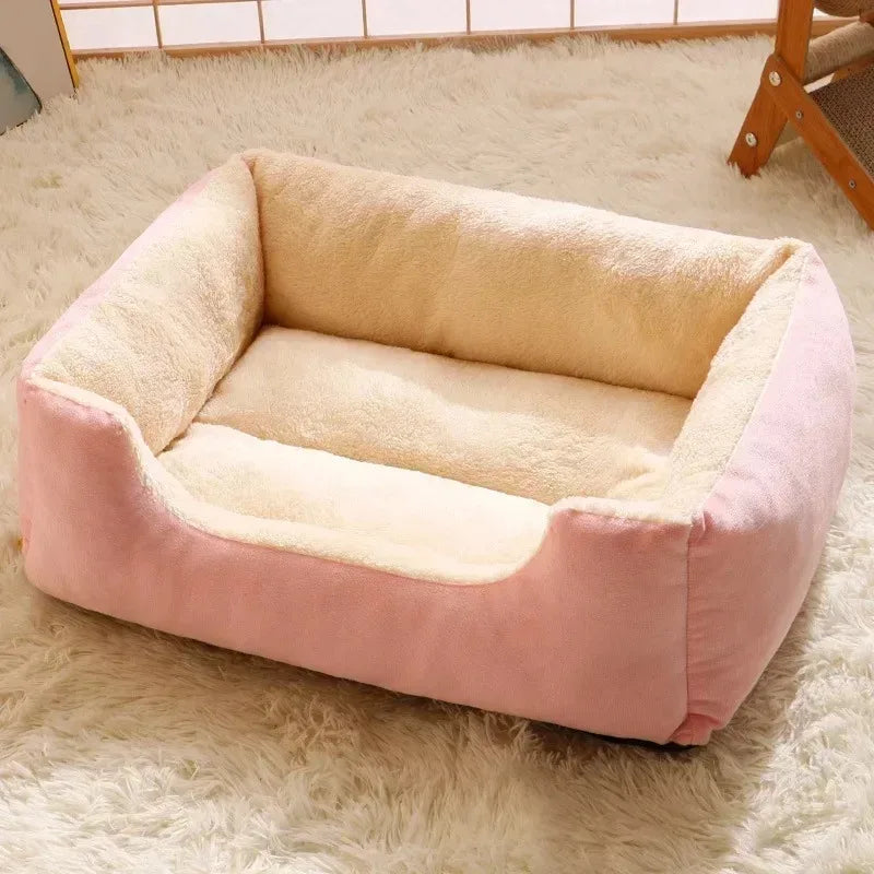 Cozy Winter Pet Bed – Warm Cat & Dog House