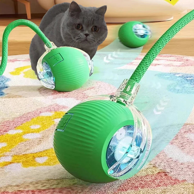 Smart Interactive Cat Ball – Automatic Rolling Toy