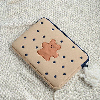 Cute Cartoon Bear Laptop Sleeve 13-16 Inch