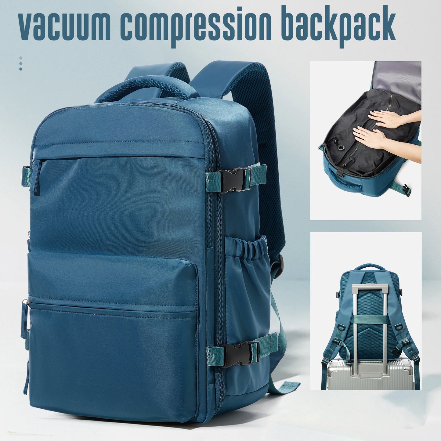 Vacuum Compression Travel Backpack
