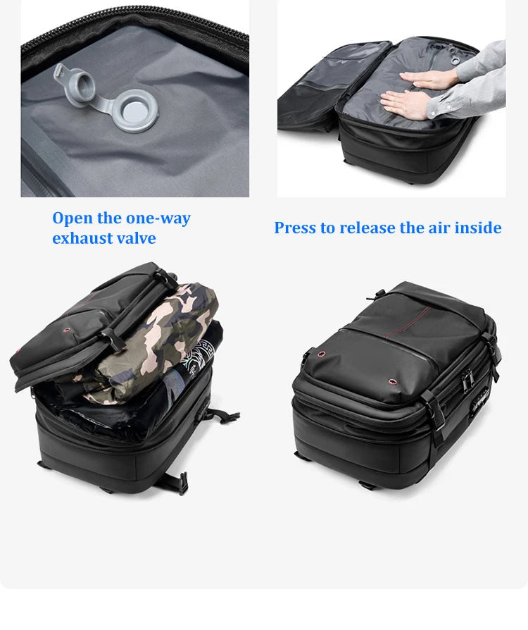 Backpack with Vacuum Compression