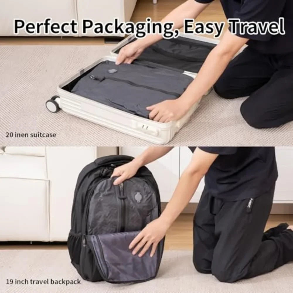 Travel Compression Packing Cubes with Vacuum Seal Bags
