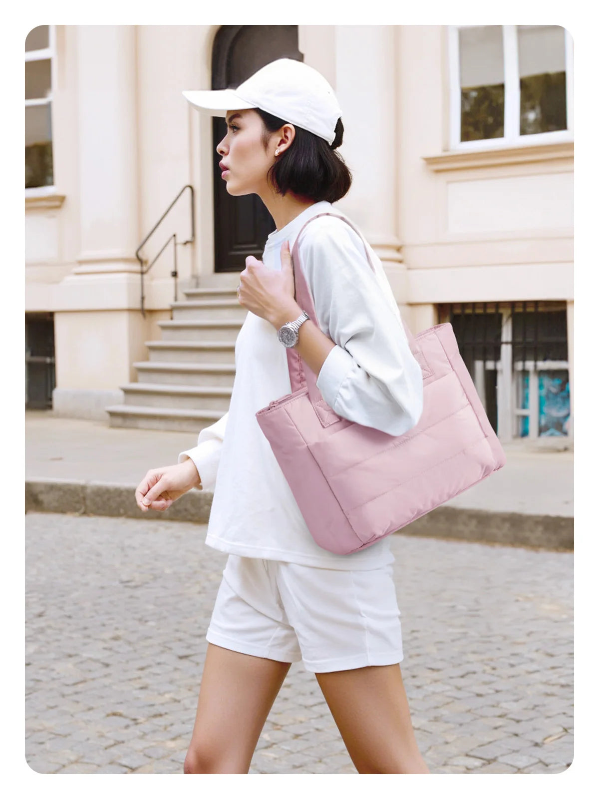 Women's Travel Tote Bag - Lightweight Shoulder Bag for Work & College