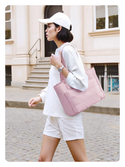 Women's Travel Tote Bag - Lightweight Shoulder Bag for Work & College