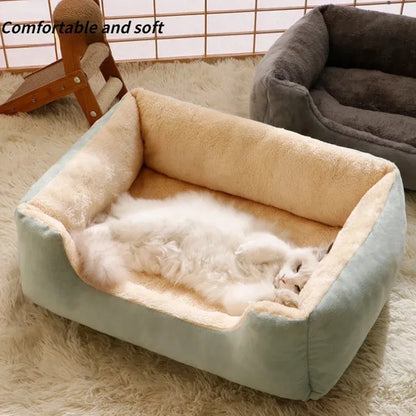 Cozy Winter Pet Bed – Warm Cat & Dog House