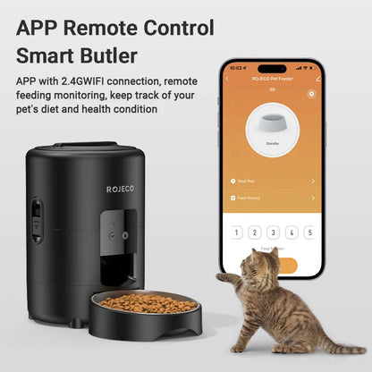 Automatic Dog & Cat Feeder – Smart 2L Kibble Dispenser
