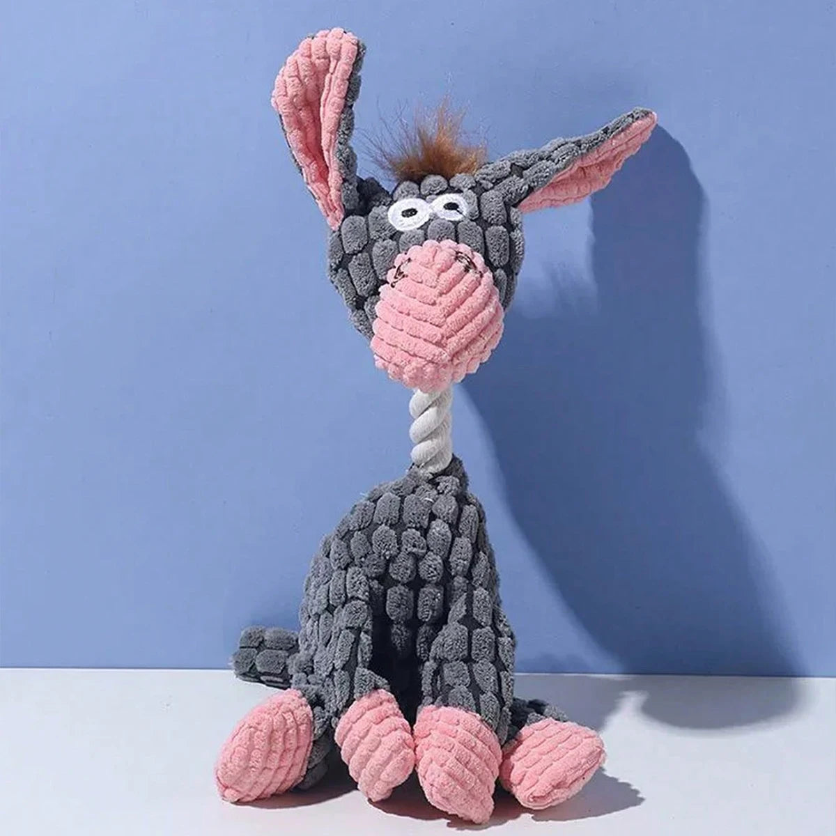 Funny Donkey Dog Toy – Squeak & Play
