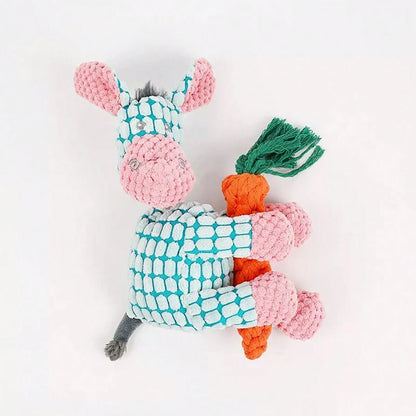 Funny Donkey Dog Toy – Squeak & Play