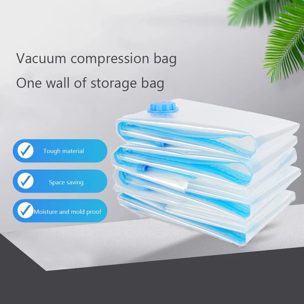 Vacuum Storage Bags for Travel - 4 Pack Large Reusable Space