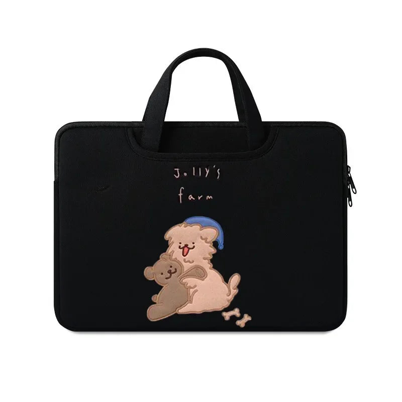 Cute Cartoon Bear Laptop Sleeve 13-16 Inch