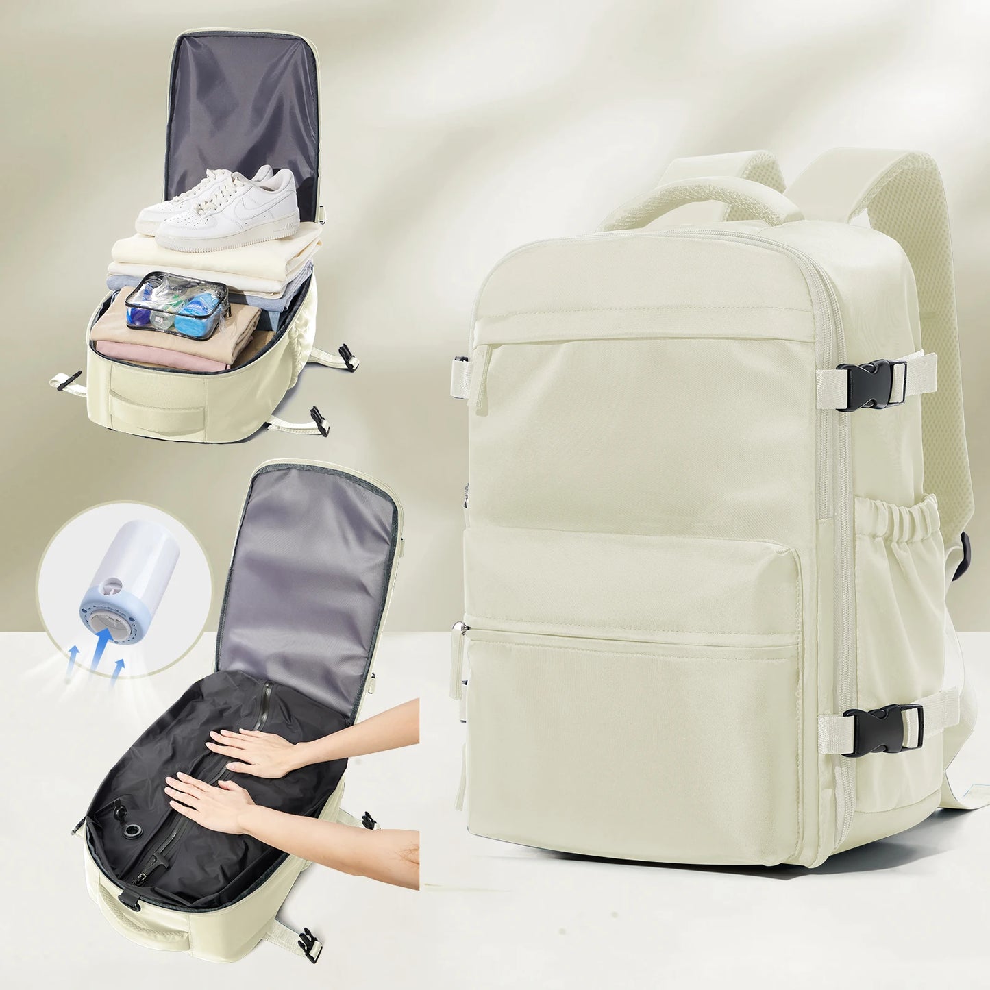 Vacuum Compression Travel Backpack