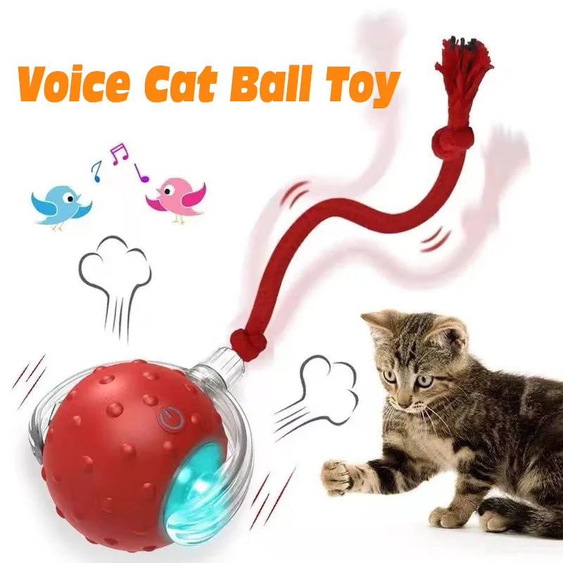 Smart Interactive Cat Ball – Automatic Rolling Toy