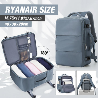 Ryanair Approved Hand Luggage Backpack with Laptop Compartment