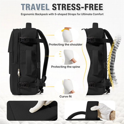 Ryanair Approved Hand Luggage Backpack with Laptop Compartment