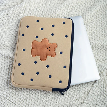 Cute Cartoon Bear Laptop Sleeve 13-16 Inch