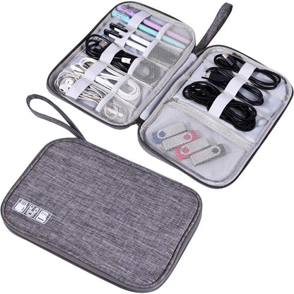 Electronics Organizer Bag - Waterproof Travel Cable Storage