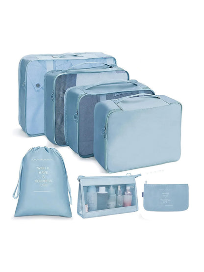 Packing Cubes Set - 10 Piece Travel Organizer Bags