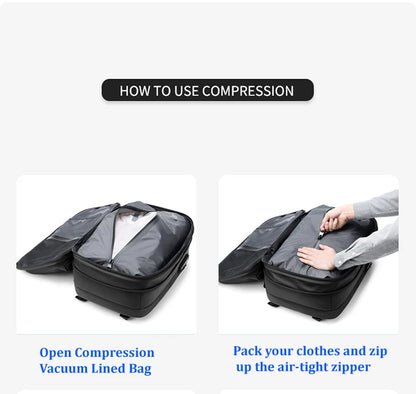 Backpack with Vacuum Compression