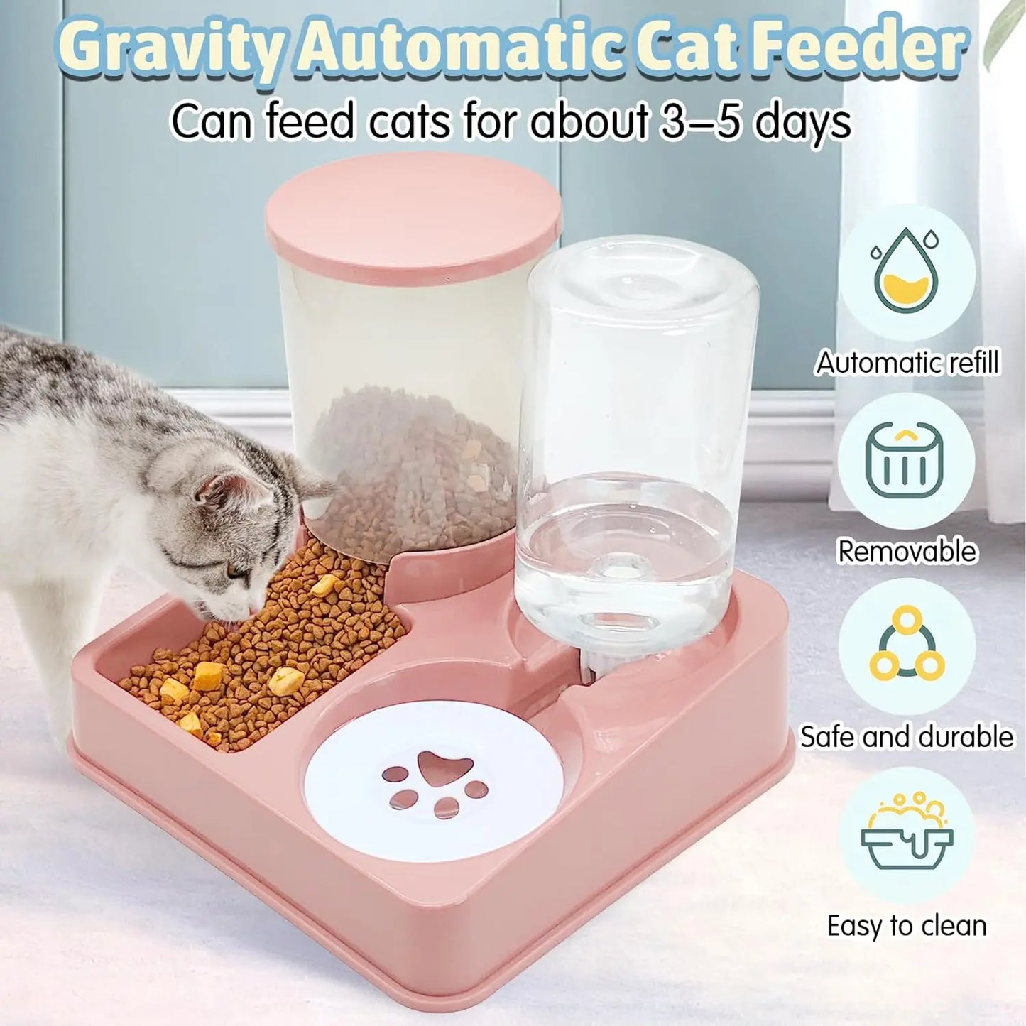 Automatic Food & Water Station for Pets