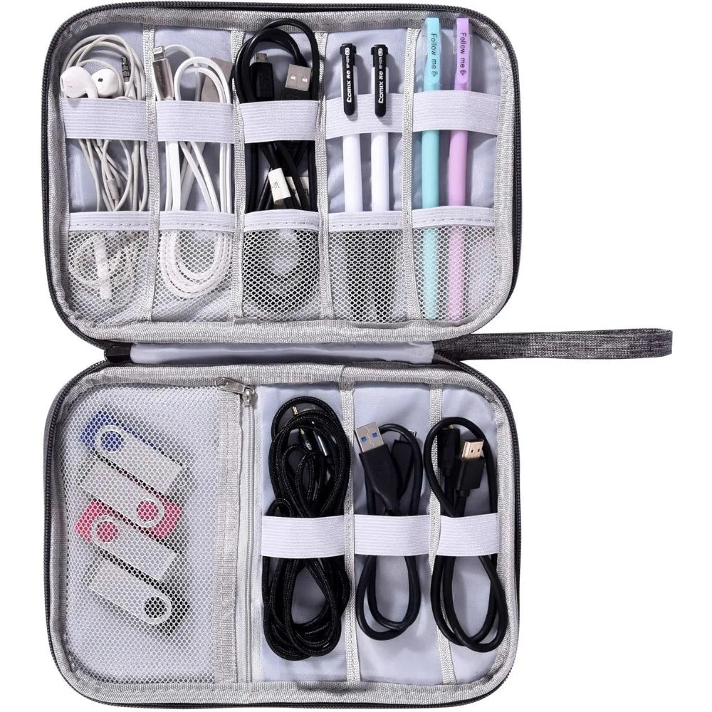 Electronics Organizer Bag - Waterproof Travel Cable Storage