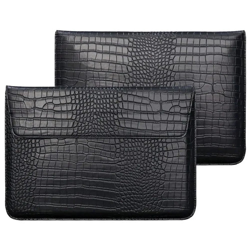Premium Crocodile Leather MacBook Sleeve 13-16 Inch