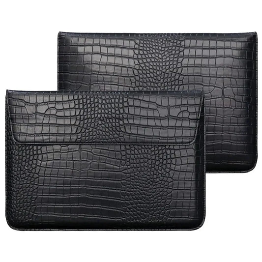 Premium Crocodile Leather MacBook Sleeve 13-16 Inch