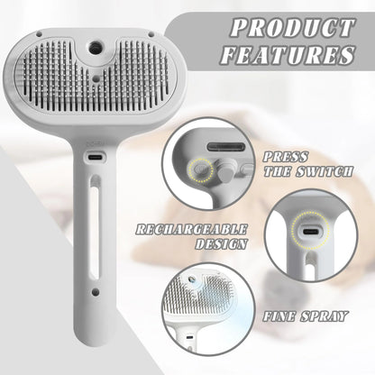 Electric 3-in-1 Dog & Cat Grooming Brush