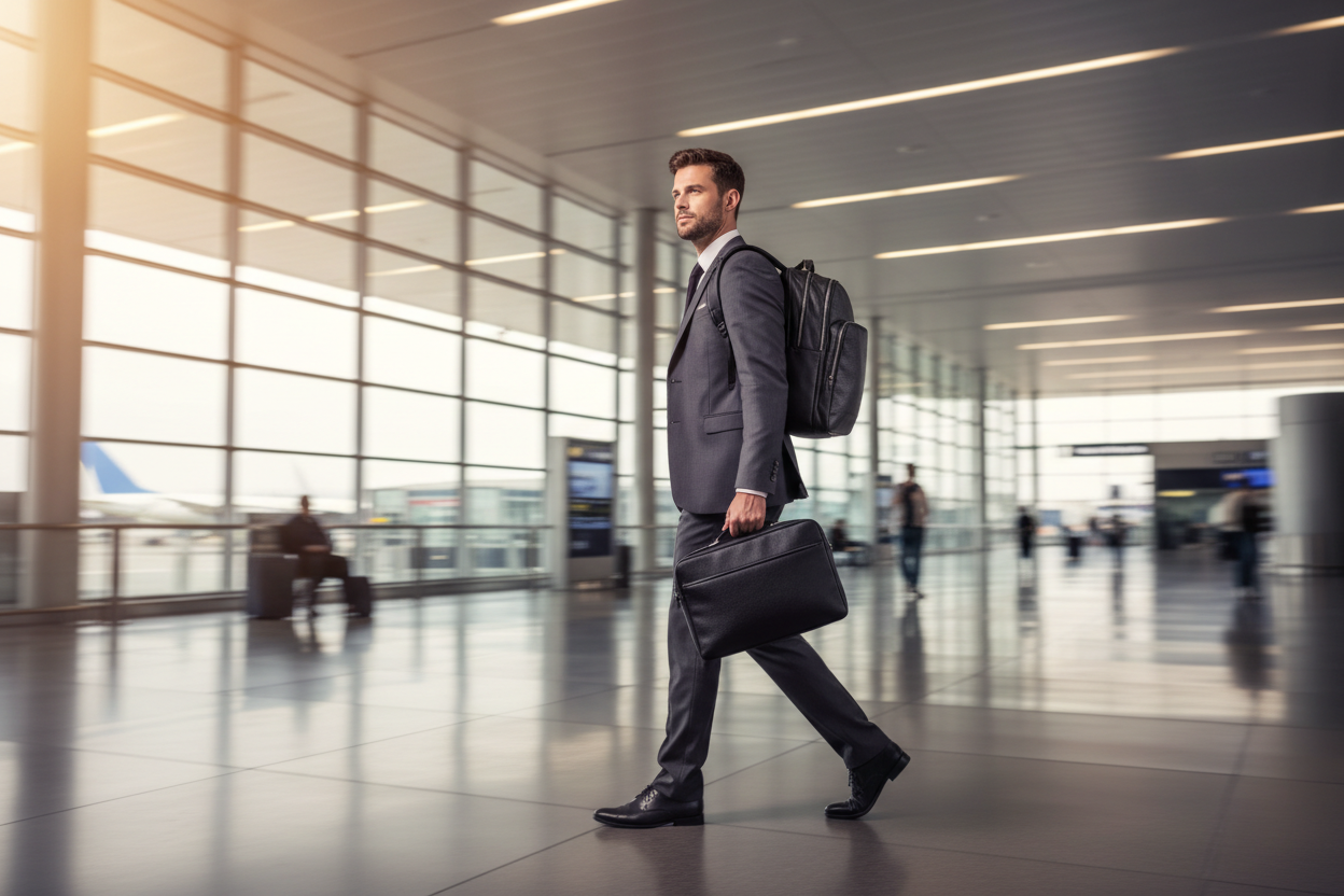 Plencia Bags Airport Lifestyle Banner