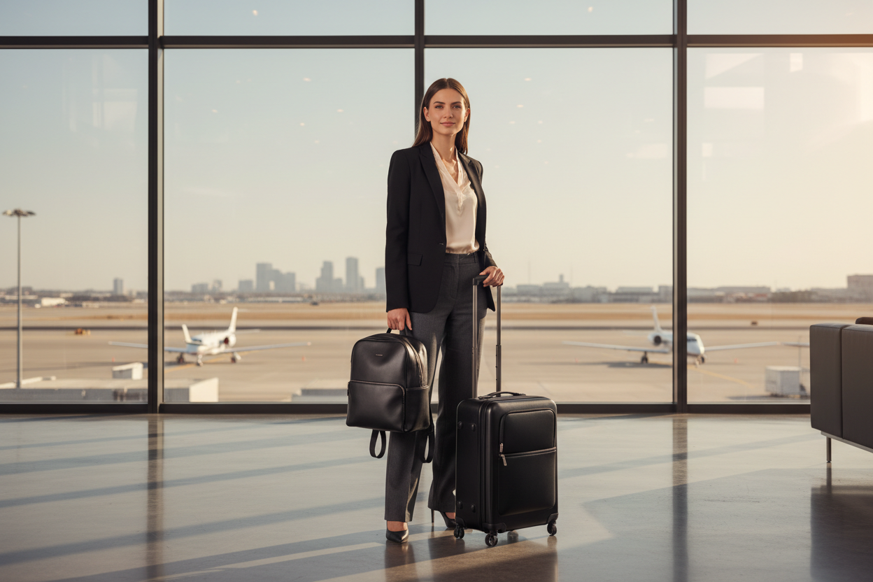 Professional Woman Banner - Plencia Bags