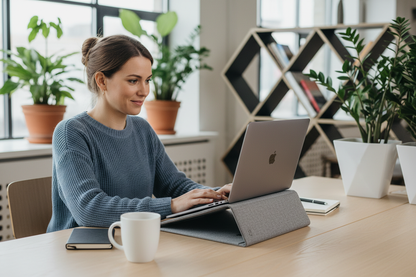 Remote worker em co-working